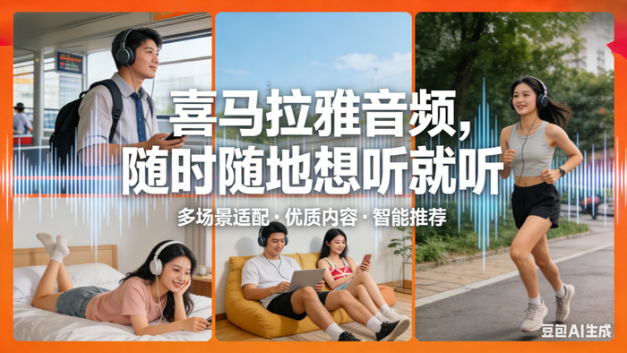 喜马拉雅音频广告凭借独特的优势